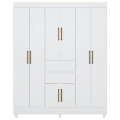Imagem de Guarda Roupa Casal 08 Portas 82060 Branco Demobile