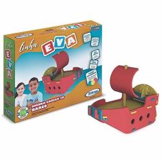 Imagem de Quebra-Cabeça 3D Barco Eva - 14 Peças - Colorido - 53176 - Xalingo