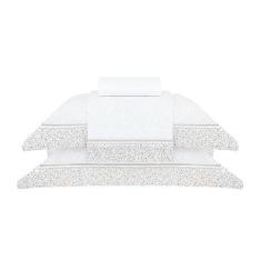 Imagem de Buddemeyer Jogo de Cama King Gran Percal 250 Fios Intense Eleonora 100% Algodão Penteado Estampado 4 peças