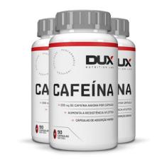 Imagem de Kit 3 Cafeína Dux Sem Sabor 90 Cápsulas