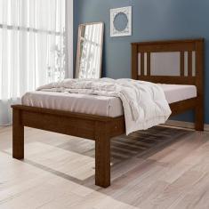 Imagem de Cama De Solteiro  Com Colchão Maricá Malbec Off White