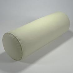 Imagem de Travesseiro de pescoço redondo para dormir, travesseiro cervical de couro PU impermeável com reforço longo, travesseiro de reforço de cilindro de rolo com capa removível, travesseiro de cint