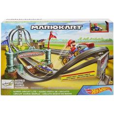 Imagem de Pista Hot Wheels Mario Bros Kart Circuito Corrida Mattel