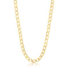 Imagem de Corrente Grumet Longa Banhada a Ouro 18k