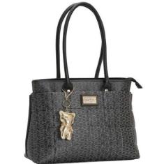 Imagem de Bolsa Chenson Preto Monograma Matelasse Ombro Ursinho