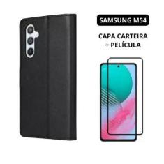 Imagem de Capa Case Carteira Flip + Película 3D Para Samsung Galaxy M54 - Pop Sh