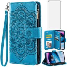 Imagem de Asuwish Capa de telefone para OnePlus Nord N20 5G capa carteira com protetor de tela de vidro temperado e suporte de cartão de crédito flip acessórios para celular One Plus N 20 G5 1 Plus 20N 1plus