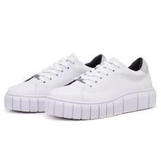 Imagem de Tênis Feminino Casual Branco Com-Feminino