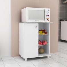 Imagem de Balcão De Cozinha Com Fruteira 61x76cm Branco Tecno Mobili