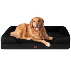 Imagem de Cama ortopédica para cães EHEYCIGA Waterproof Memory Foam XL Black
