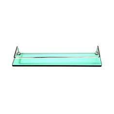 Imagem de Porta Shampoo Reto Em Vidro Verde Lapidado - Aquabox - 40cmx9cmx8mm