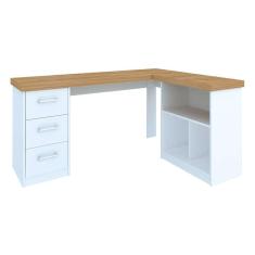 Imagem de Escrivaninha Mali Olmo E Branca