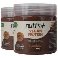 Imagem de Kit 2 Creme De Avelã Vegan Protein 500G Nutts Mais Gianduia