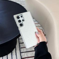 Imagem de Cobra crocodilo leopardo padrão chapeamento de luxo para samsung galaxy s24 s22 s23 ultra s24ultra plus casos capa, para galaxy s22,2