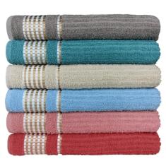 Imagem de Toalha De Banho Canelada Beka 350g-m2 80x150 Cm - Cinza Cinza