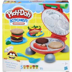 Imagem de Massa Play Doh Kitchen Creations Festa Dos Hamburguers B5521