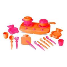 Imagem de Fogão E Cia Fogãozinho C/ 15 Acessórios - Roma Brinquedos