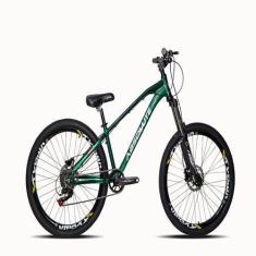 Imagem de Bicicleta Absolute Brutus Aro 26 1X8 Cassete Freio Hidráulico Verde