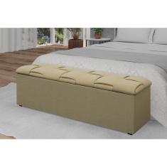 Imagem de Recamier Calçadeira Calçadeira Ravena Queen 160 Queen - Cor Creme - Simbal