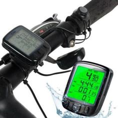 Imagem de Ciclocomputador Velocímetro Luz Noturna Bike Bicicleta Cor - Desert Ec