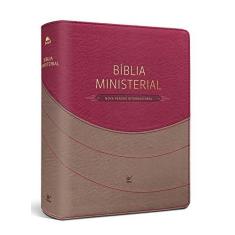 Imagem de Bíblia Ministerial - Nvi - Capa Marrom Claro e Vermelho - Editora Vida - 9788000007694