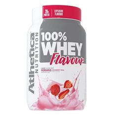 Imagem de 100% Whey Flavour (900 g) Morango, Atlhetica Nutrition