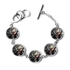 Imagem de DIYthinker Jazz Music Street Culture Illustrate Pulseira Corrente Pingente Joias