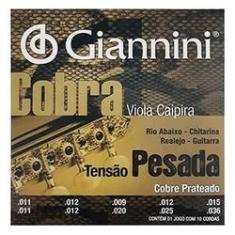 Jogo De Cordas Giannini Para Violão Aço Cobra 012 - Cordas para Violões -  Magazine Luiza