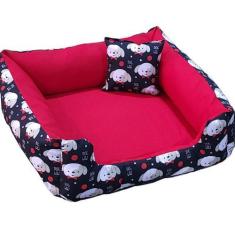 Imagem de Caminha P Cama Pra Pet Pequeno Até 5Kg  Cama Cachorro 50X50cm - Gv Enx