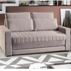 Imagem de Sofá Cama Retrátil 2 Lugares D33 Star Ecosono Cinza