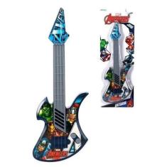 Imagem de Guitarra Acústica Infantil De Brinquedo Avengers Vingadores - Etitoys
