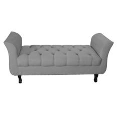 Imagem de Recamier Grecia Decorativa 160cm Suede Cinza - Montanaris Decor