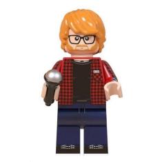 Imagem de Boneco Blocos De Montar Cantor Ed Sheeran Xadrez Exclusivo - Mega Bloc