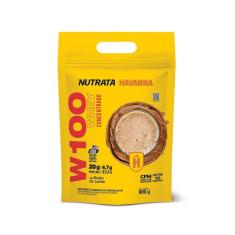 Imagem de Whey W100 Nutrata Refil 900G Doce De Leite Havanna