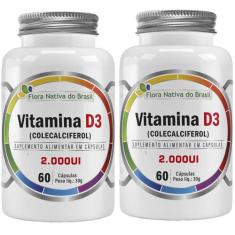 Imagem de Vitamina D3 2000Ui 2 X 60 Cápsulas Flora Nativa