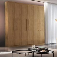 Imagem de Roupeiro 6 Portas 2 Gavetas Dinamarca Rufato Imbuia