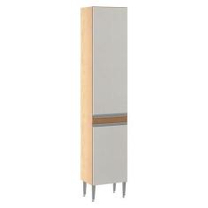 Imagem de Armário Paneleiro Para Cozinha Com 2 Portas 40 X 202 Cm Sabrina Mdp Br