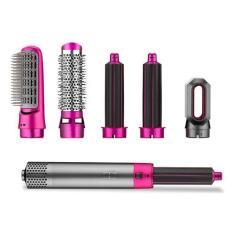 Imagem de Escova Alisadora 5 Em 1 Secador Rotativa Elétrica 110v Escova