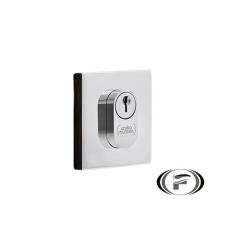 Imagem de Fechadura Rolete 55mm Quadrada Cromada União Mundial