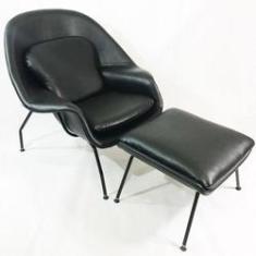 Imagem de Poltrona Womb Chair  com Puff Poltronas do Sul