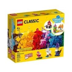 Imagem de Brinquedo Lego Classic Blocos Transparentes Criativos 11013