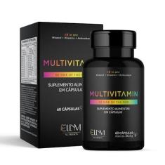 Imagem de Multivitaminico Completo 60 Capsulas ELLYM NUTRITION Complexo Vitaminico para o Dia a Dia Mulher e Homem Polivitaminico