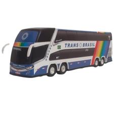Imagem de Miniatura ônibus trans brasil 2 andares 30cm