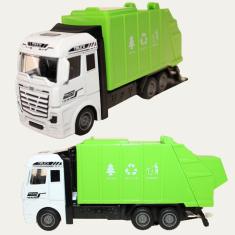 Imagem de Caminhão De Ferro e Plastico Colecionáveis 12cm 1:48 Modelo: LIXEIRO