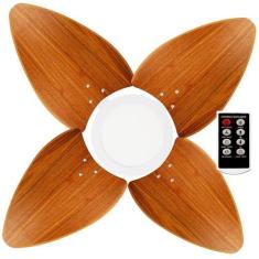 Imagem de Ventilador de Teto Aspen LED 6000k Venti-Delta Branco 4Pás Freijó 110V com Controle Remoto