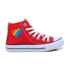 Imagem de Lgbt Orgulho Tenis All Feminino Cano Alto Star Envio Imediato 526Bo -