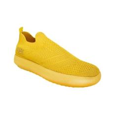 Imagem de Tenis Ortopedico Flyfeet Nuvem KNIT 34-35 Amarelo