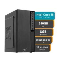 Imagem de Computador brx - corp intel core i5 650, 8gb, ssd 240gb windows 10 pro