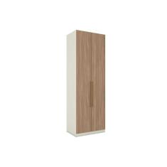 Imagem de Módulo de Quarto Casal Guarda Roupa c/ 2 Portas e 3 Gavetas MC03 Seletto Areia/Jequitibá - Henn