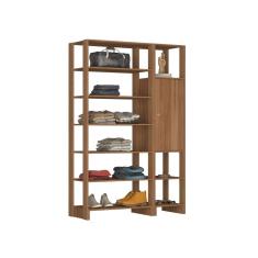 Imagem de Estante Closet Yes 120cm Com 1 Porta E 9 Nichos - Montana